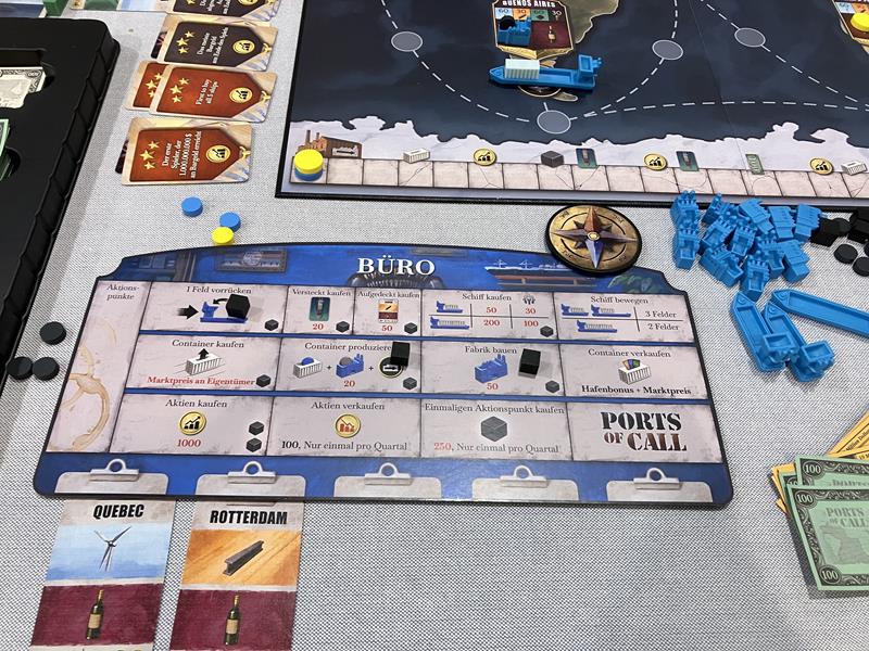 [Ports of Call - a player's Office Board]